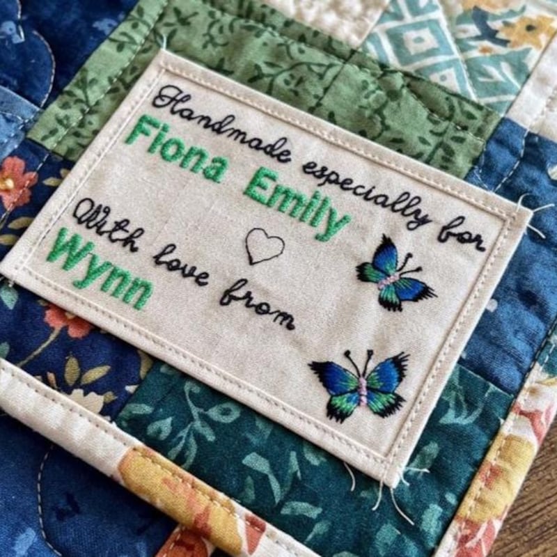 Quilt Label Butterfly - Etsy UK