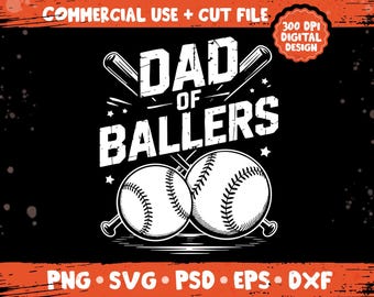 Pappa till basebollspelare png svg, rolig baseboll softboll pappa design, matchdag sport citat skjorttema bunt png