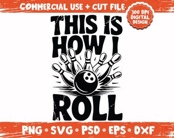 Bowling SVG PNG, roligt citat för bowlingälskare, bowlingkägla, skjortdesign