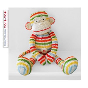 BoBo the monkey, toy knitting pattern