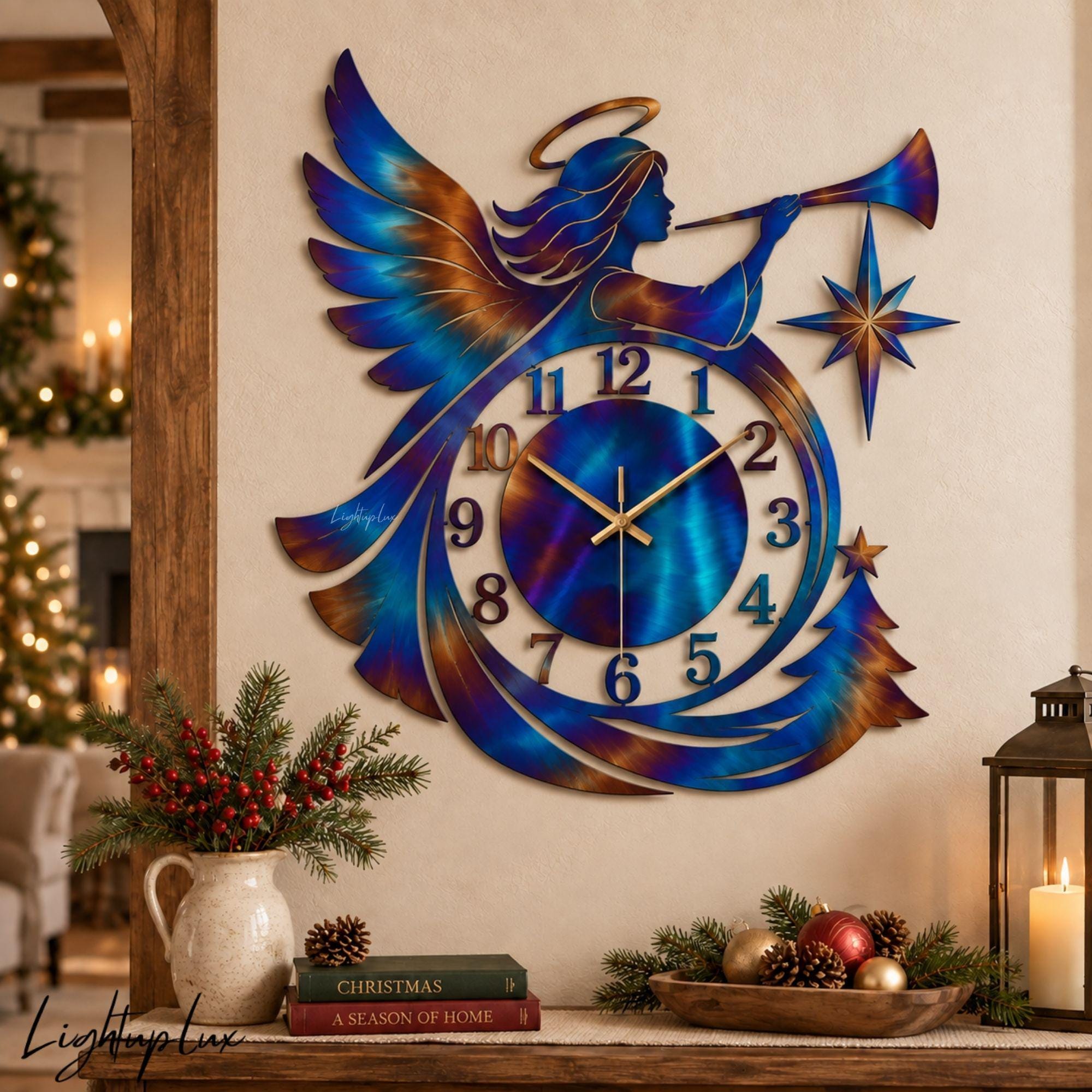 Vintage Angel Clock - Etsy