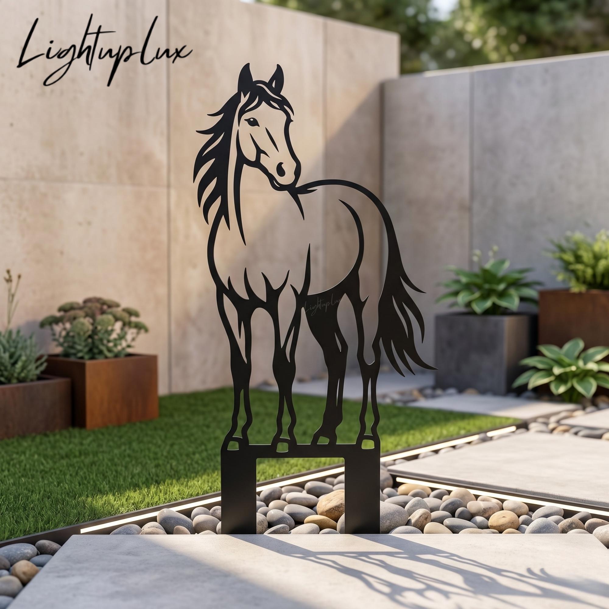 馬の立ち姿 置物 約30cm Lifesize outdoor horse statue - Etsy 日本