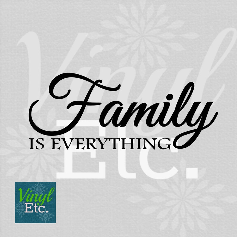 Family is Everything SVG File - Etsy