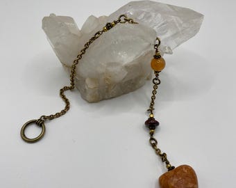 Jasper Heart Pendulum