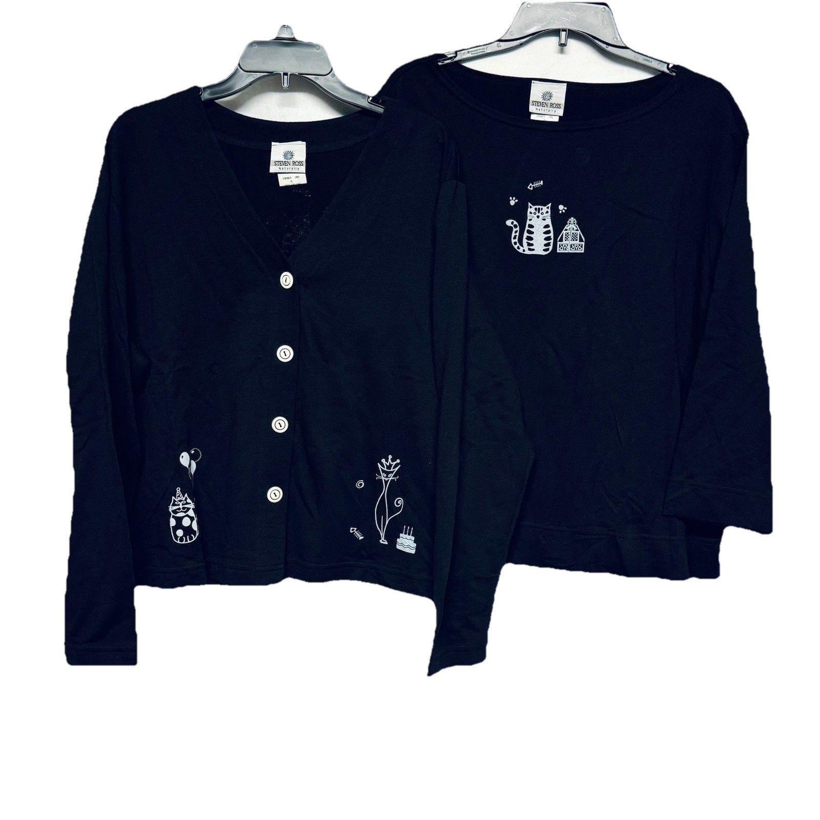 Black Cat Cardigan Sweater