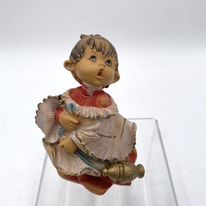 Vintage 1987 Fontanini Simonelli Italy Choir Altar Boy Holding Thurible