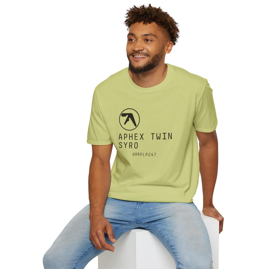 Aphex Twin Syro T-shirt: Faded Neon Green Electronic Music Tee - Etsy