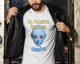 Camiseta La Planète Sauvage / Camiseta retro de película de ciencia ficción francesa