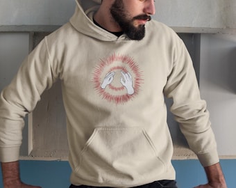 ¡Buena suerte! Sudadera con capucha Black Emperor: Sudadera con capucha de la portada del álbum "Levanta tus puños delgados"