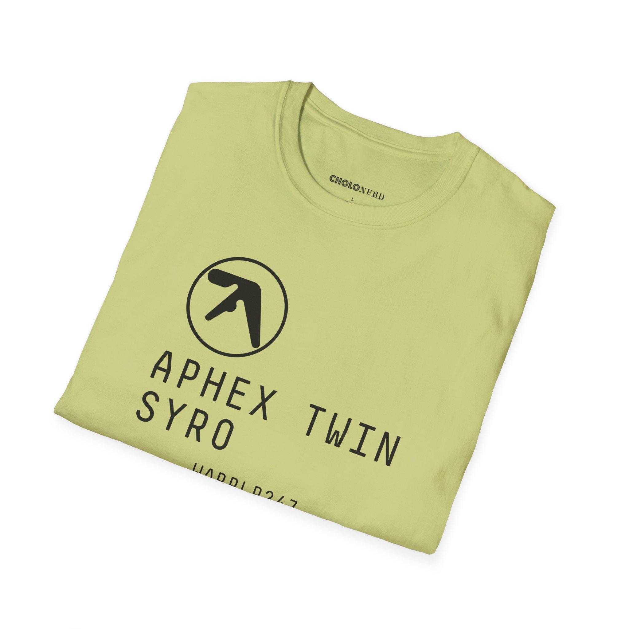 Aphex Twin Syro T-shirt: Faded Neon Green Electronic Music Tee - Etsy