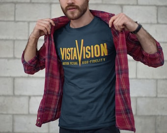 Camiseta de cine retro VistaVision: Camiseta cinéfila del viejo Hollywood