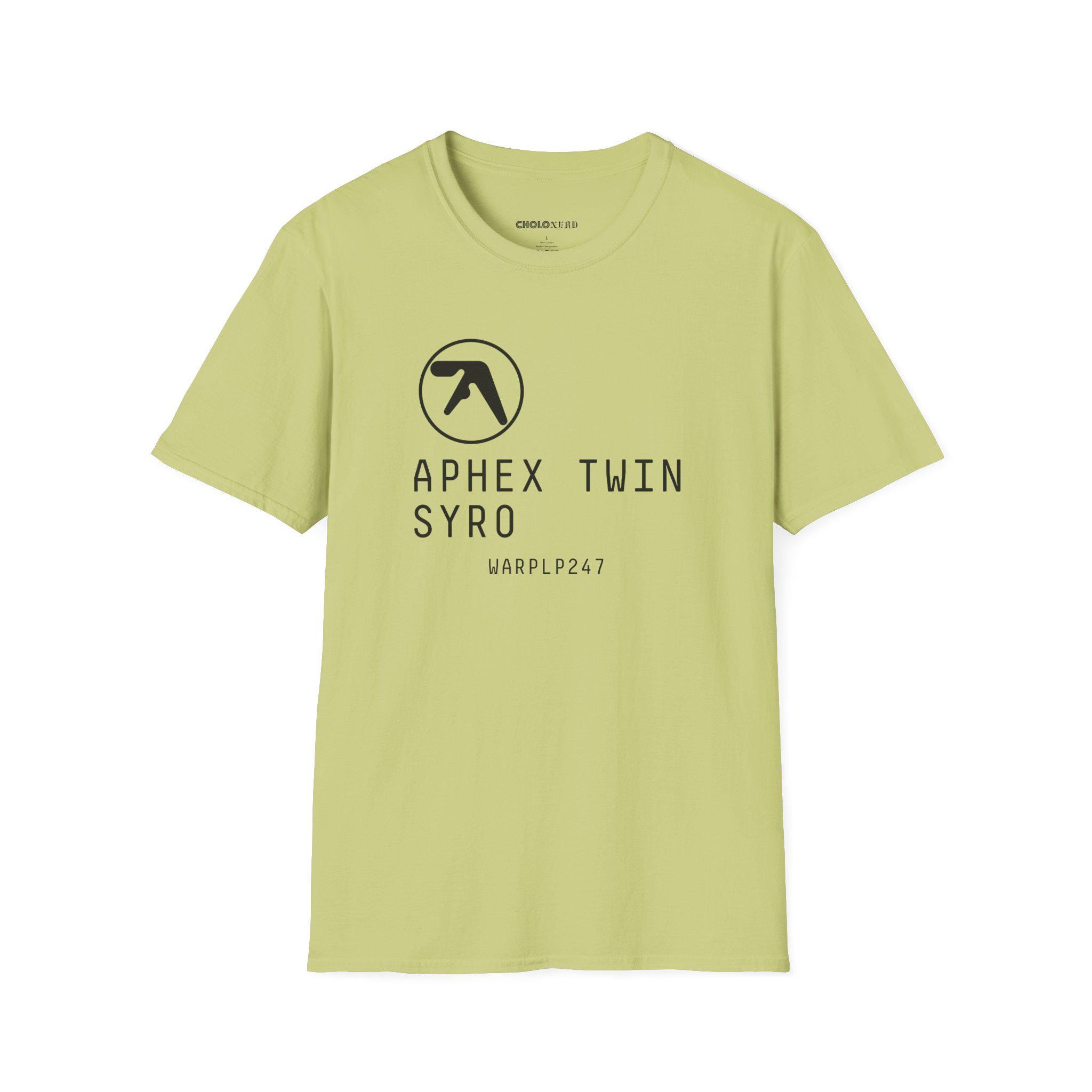 Aphex Twin Syro T-shirt: Faded Neon Green Electronic Music Tee - Etsy
