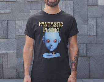 Camiseta Planet / Camiseta gráfica de película francesa de ciencia ficción retro
