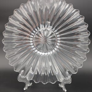 Heisey Crystolite Torte Plate