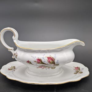 JOH152 Haviland Gravy Boat with Underplate