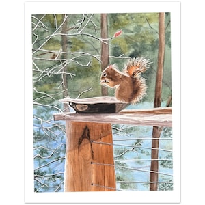 Lunchtime in Lutsen Note Card (pack of 10)