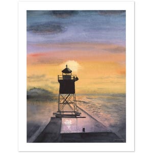 Biglietti di auguri Lighthouse Sunrise (confezione da 10)