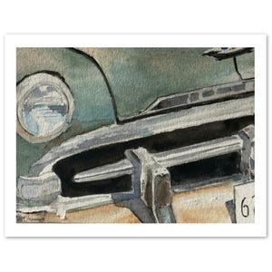 Cartões de anotações de carros clássicos (pacote com 10)
