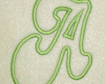 Groovy Embroidery Machine Applique Alphabet, Font, Monogram Set 157