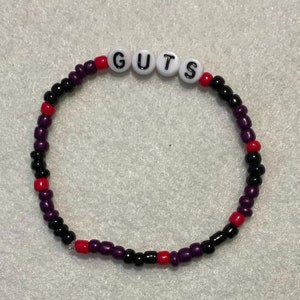 Olivia Rodrigo Guts beaded friendship bracelet jewelry