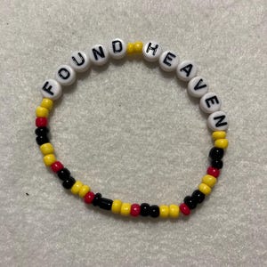 Conan gray found heaven beaded friendship bracelet jewelry