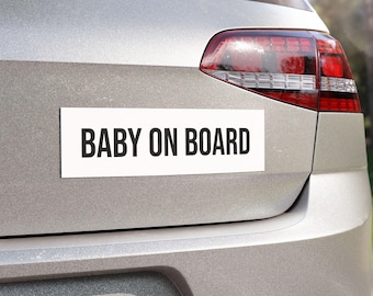 Aimant bébé à bord pour voiture : sécurité et style pour les parents