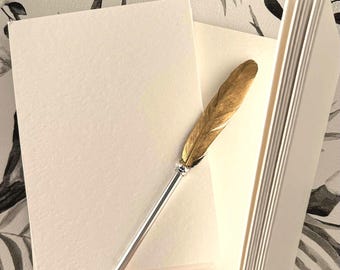 450gsm Cotton Paper for Letterpress |Slightly Textured 1mm thick White Luxury Blank Cardstock Wedding Invitations
