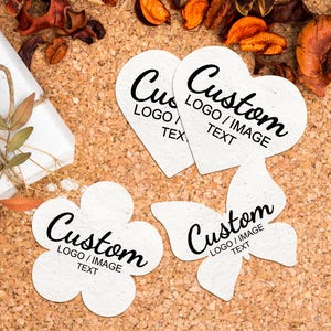 Custom Plantable Seed Paper with Logo/Image/Text/Eco Friendly Seed Favors/Wildflower Seed Paper/Wedding Paper Seed/Thank You Gift for Guests