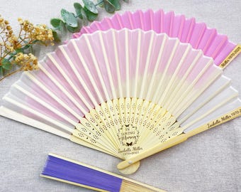 Abanicos funerarios personalizados/Abanicos conmemorativos de tela de colores/Regalos de recuerdo personalizados al por mayor/Servicio conmemorativo por la pérdida de un familiar
