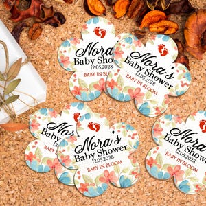 Bulk Custom Baby Shower Seed Papers/Plantable Wildflower Seeds/Baby in Bloom/Eco-Friendly Seed Favors/Guest Thank You Gift/Newborn Baby Gift