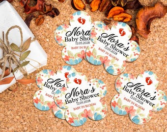 Bulk Custom Baby Shower Seed Papers/Plantable Wildflower Seeds/Baby in Bloom/Eco-Friendly Seed Favors/Guest Thank You Gift/Newborn Baby Gift