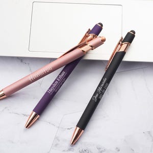 Custom Engraved Pen For Teacher Gifts,Personalized Business Pens,Custom Name Pens,Gifts for Teachers,Gift for Her Customized Ballpoint Pens