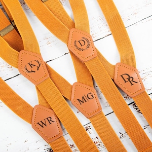 Personalized Groomsmen Suspenders, Rustic Wedding,Genuine leather suspenders men brown suspenders ,Wedding Suspenders ,Men Suspenders