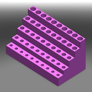 3D Printed Pen Display- Varying Tiers-See Description (Digital File)