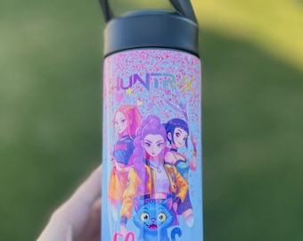 Zoey Kpop Demon Hunter Tumbler 15oz Kids Personalized