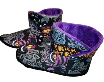 Chaussons Alice in wonderland cheshire cat enfant et adulte