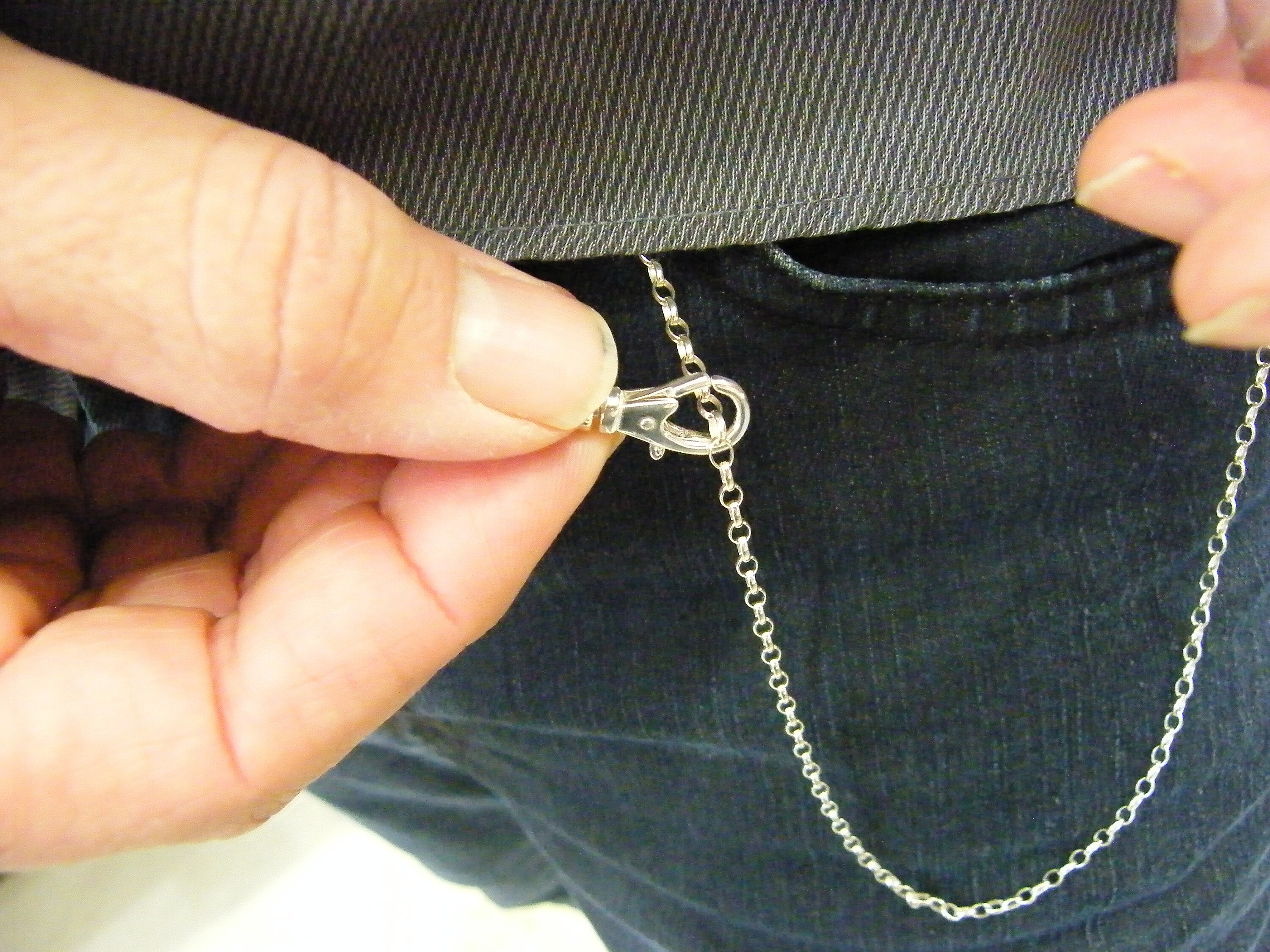 Men's pocket locket sterling silver photo pocket locket Etsy