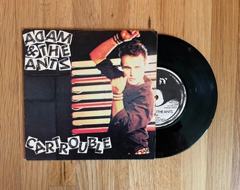 Adam and the Ants - Cartrouble/Kick 7 inch 45 RPM Single 1980 Vinyl Record Post Punk New Wave UK IMPORT