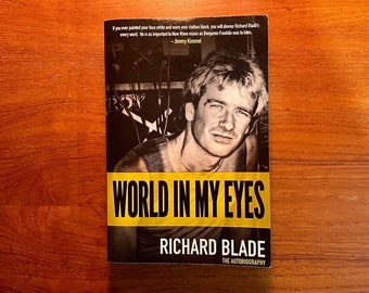 World in My Eyes by Richard Blade First Edition Softcover Book Autobiography Memoir