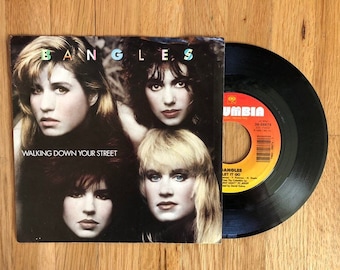 The Bangles - Walking Down Your Street 7 inch 45 Single 1987 Vinyl Record