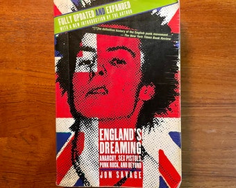England's Dreaming by Jon Savage 2001 Edition Softcover Book Music History
