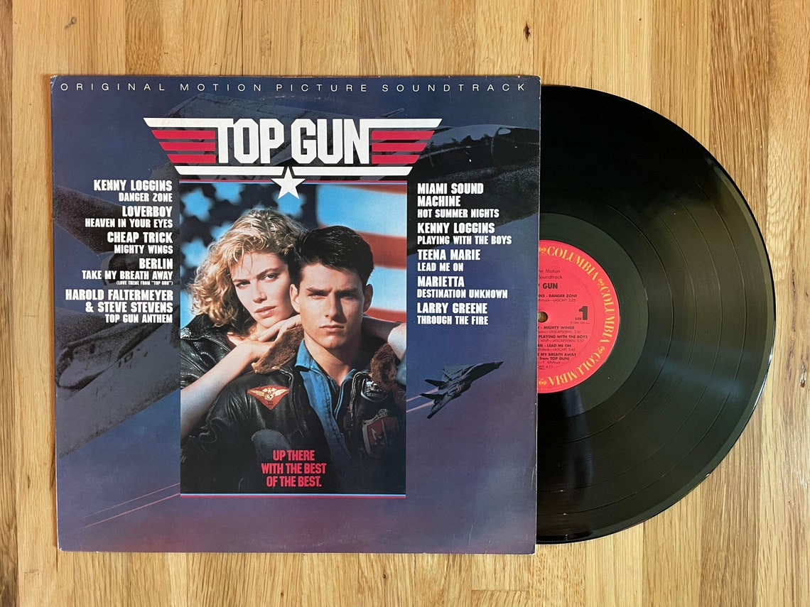 Vinyl Record Album Top Gun Original Soundtrack LP 1986 Berlin Etsy