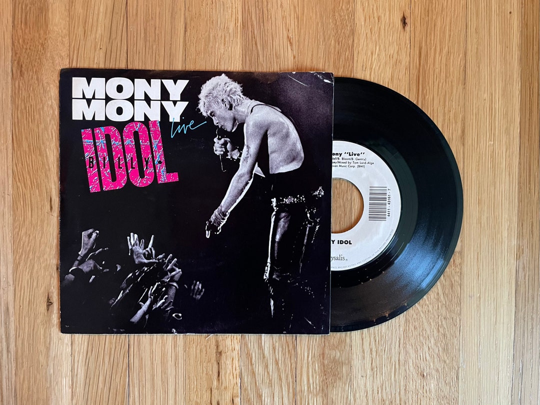 Billy Idol Mony Mony LIVE 7 45 RPM 1987 Vinyl Record Etsy UK Billy Idol Mony Mony LIVE 7 45 RPM 1987 Vinyl Record Etsy UK