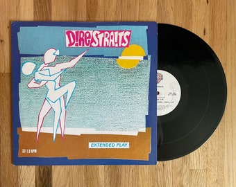 Vinyl Record Album Dire Straits - Extended Play 4 Track EP/LP 1983 Guitar Rock