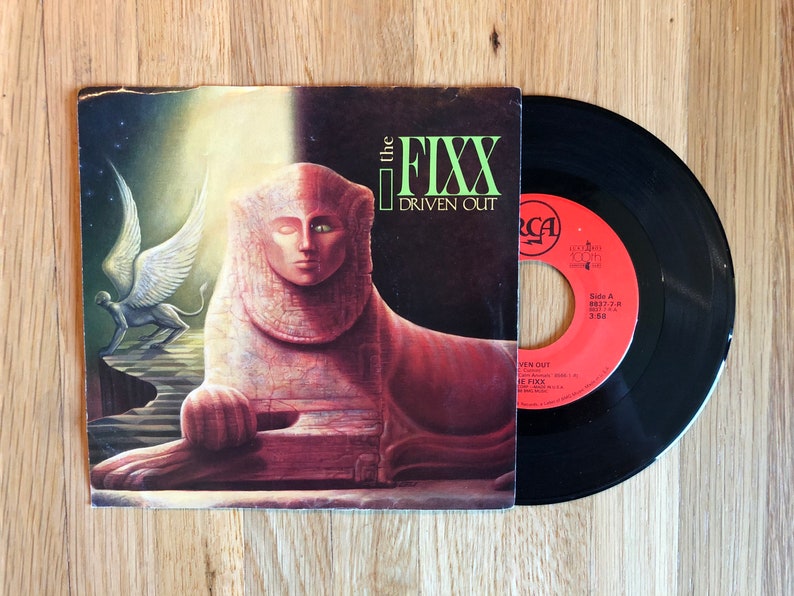 The Fixx Driven Out 7 inch 45 Single 1988 Vinyl Record Pop New Wave Synth Bild 1