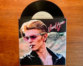 David Bowie - Young Americans 7" 45 Single 1975 Vinyl Record w/Custom Sleeve