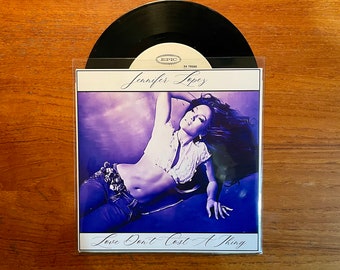 Jennifer Lopez - Love Don't Cost A Thing 7 inch 45 RPM Single 2000 Vinyl Record w/Custom Sleeve