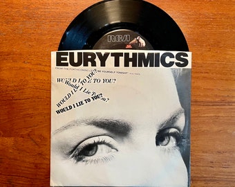 Eurythmics - Would I Lie To You? 7" 45 RPM 1985 Vinyl Record Single