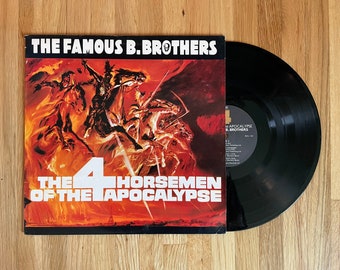 The Bollock Brothers - The 4 Horsemen of the Apocalypse LP 1985 Vinyl Record Post Punk New Wave