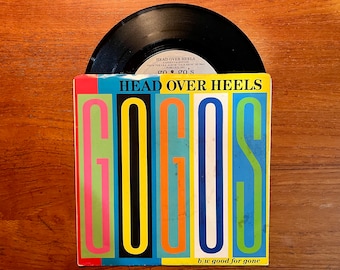 The Go-Go's - Head Over Heels 7" 45 RPM Single 1984 Vinyl Record Girl Group Pop Hit Belinda Carlisle